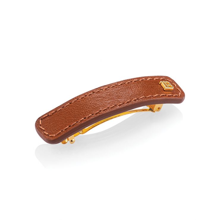 Balmain Paris Hair Couture - Riviera Barrette Cognac Medium