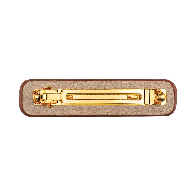 Balmain Paris Hair Couture - Riviera Barrette Cognac Medium