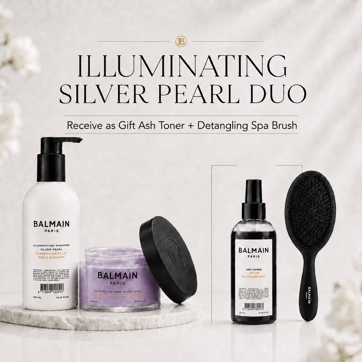 Illuminating Silver Pearl Duo