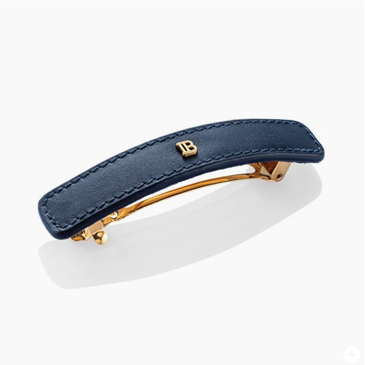 Limited Edition Leather Barrette Cosmic Sapphire