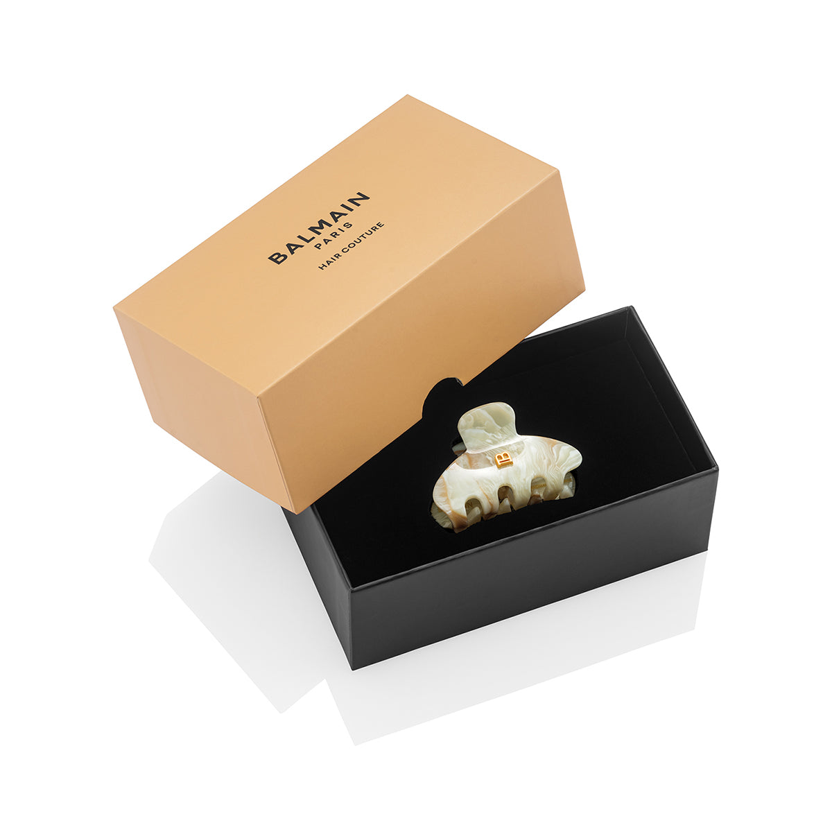 Limited Edition Cellulose Acetate Pince à Cheveux Small Marble