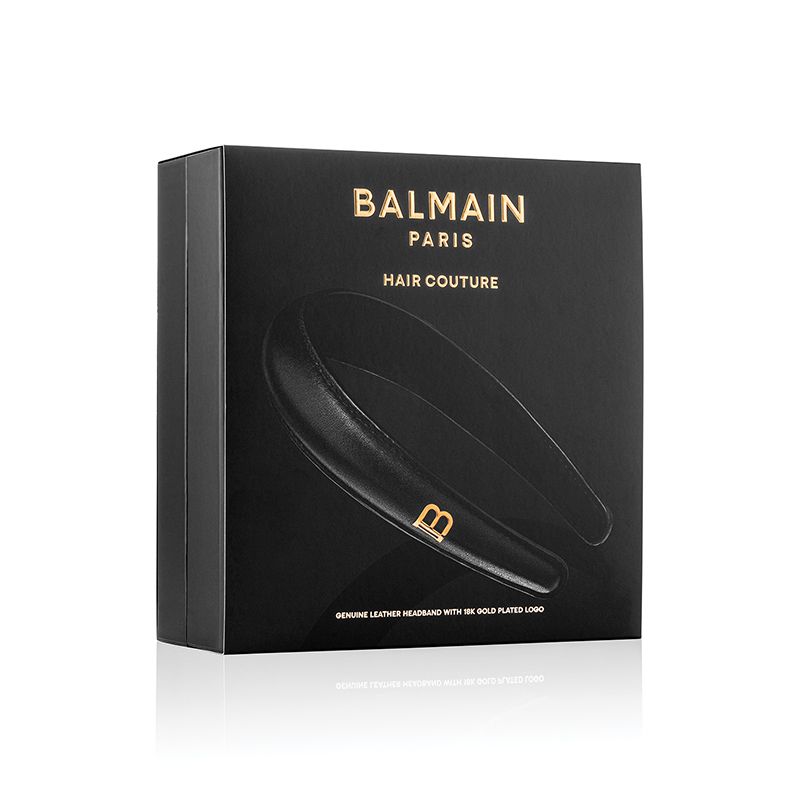 Puffed Leather Headband - Balmain Paris Hair Couture